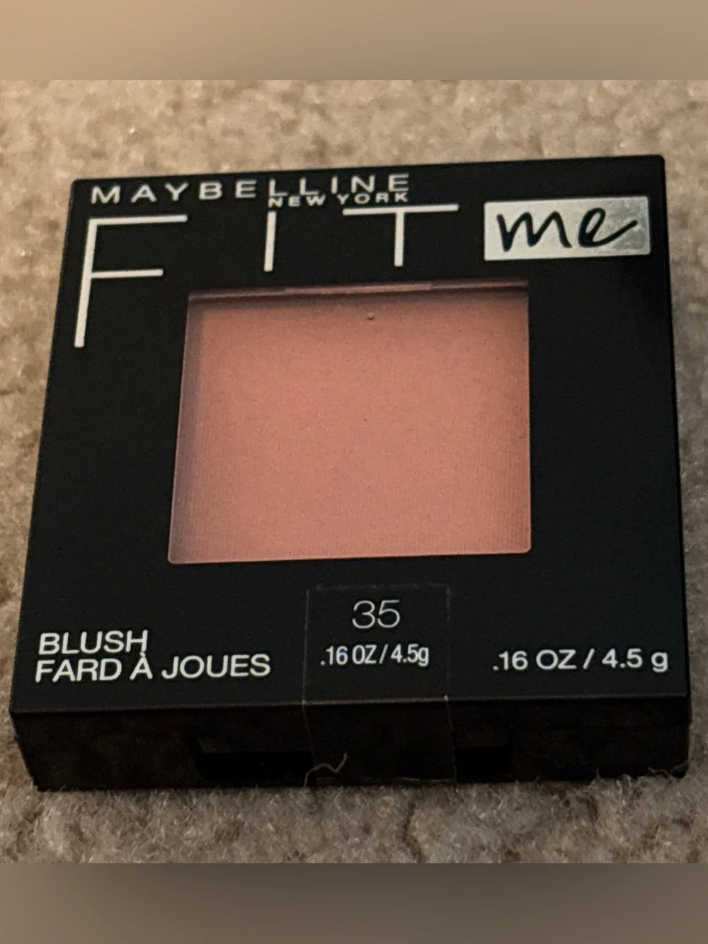 Maybelline Fit Me #35/coral, Blush .16oz Smooth New Sealed